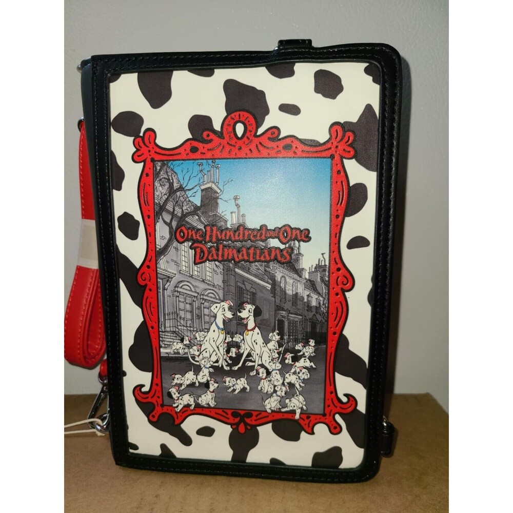 Loungefly Disney Classic Books 101 Dalmatians Convertible Crossbody Bag/Backpack